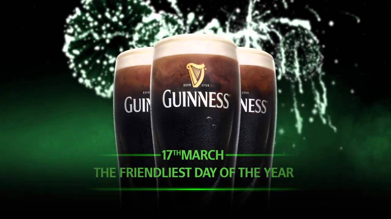 st patricks day with guinness