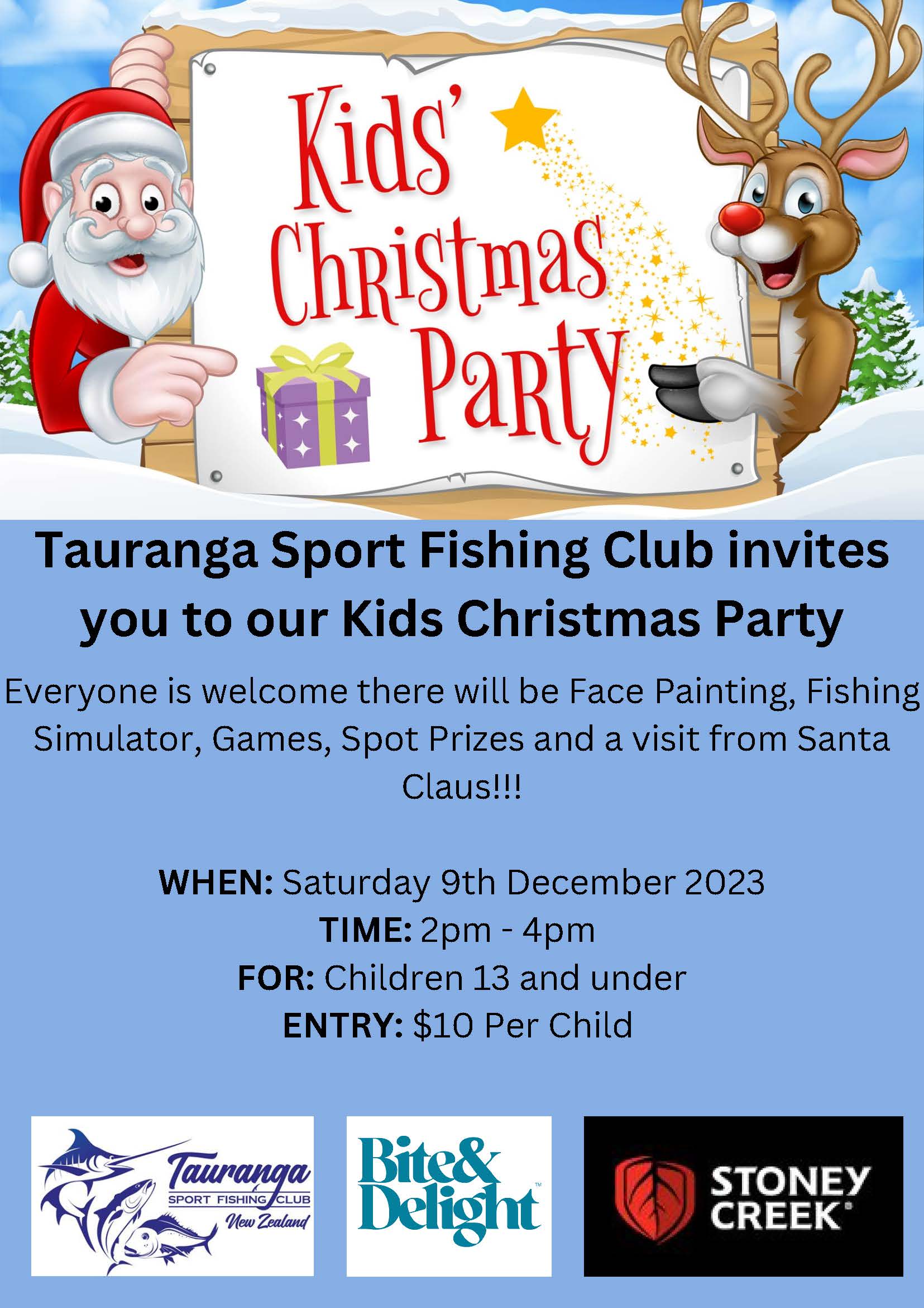 TSFC Children's Christmas Party Tauranga Sport Fishing Club